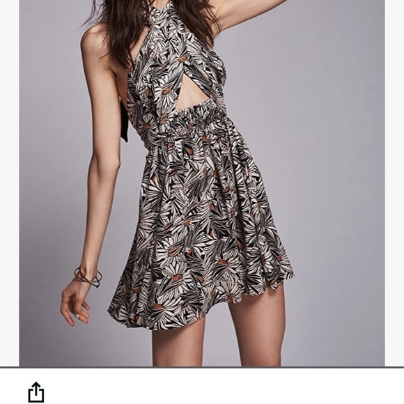 Free People Libby convertible dress black/Noir size large 👗 - Picture 4 of 12